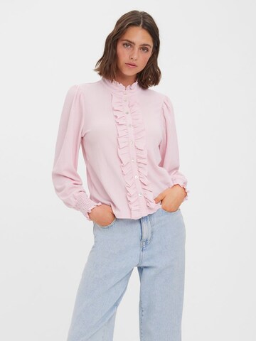 VERO MODA Blouse in Pink: front