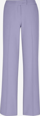 Loosefit Pantalon à plis MADELEINE en violet : devant