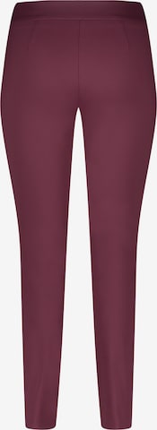 GERRY WEBER Slimfit Broek in Rood