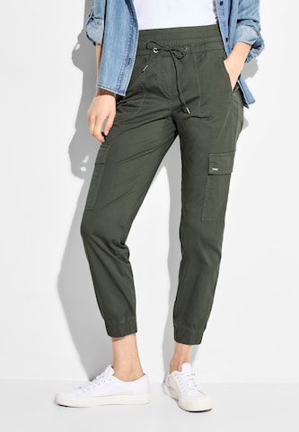 CECIL Regular Cargo Pants in Green: front