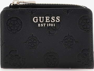 GUESS Wallet 'Laurel' in Black: front