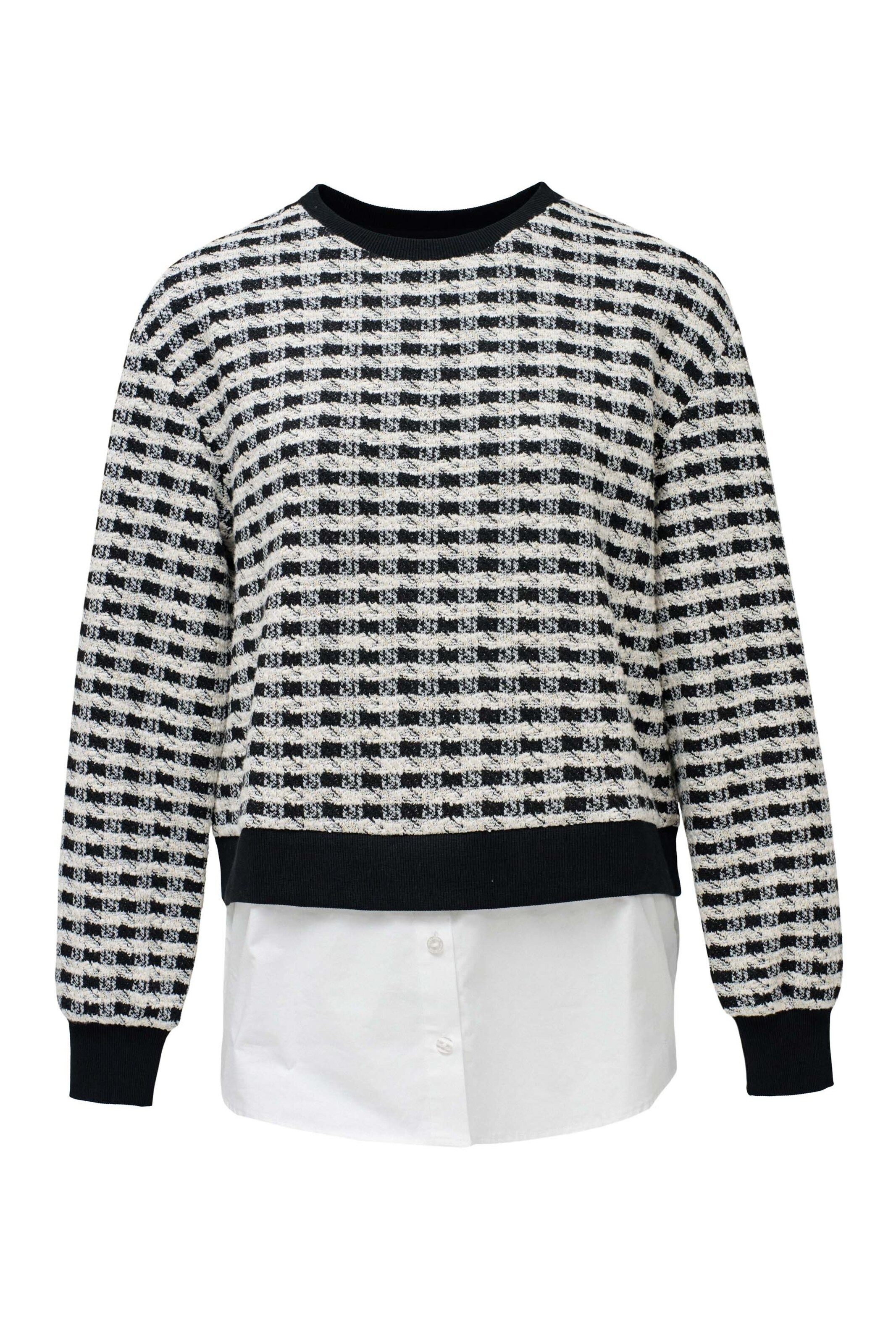 Salsa Jeans Pullover in Schwarz: Vorderseite