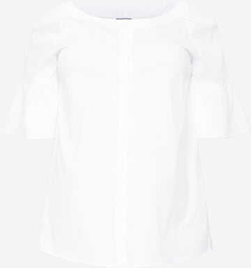 Camicia da donna 'FINO' di Persona by Marina Rinaldi in bianco: frontale