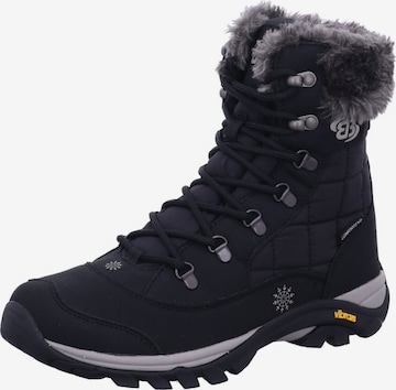 Bottes 'Stiefeletten/Boot Damen 711004 7000 Kunststoff (Synthetik) in schwarz' Brütting en noir : devant