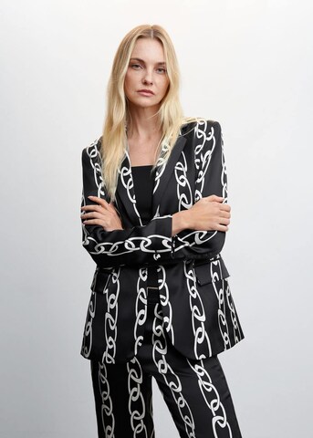 MANGO Blazer 'Chain' in Schwarz: predná strana