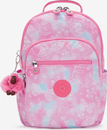 KIPLING Backpack 'Seoul S' in Pink: front