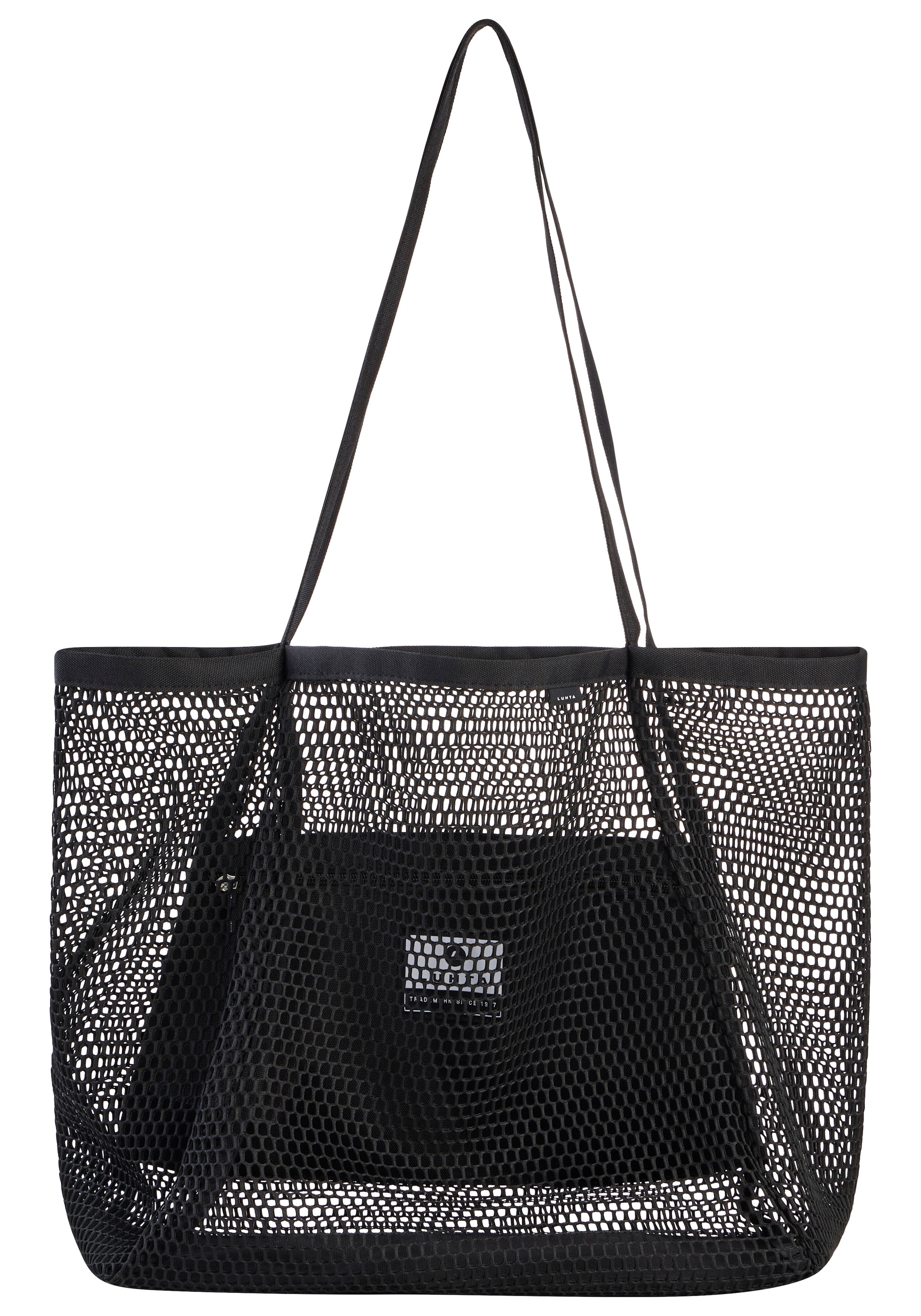 LUHTA Shopper in Black: front