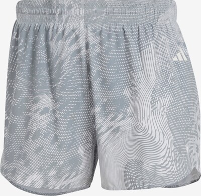 Pantaloni sportivi 'Adizero Split' ADIDAS PERFORMANCE di colore grigio / bianco, Visualizzazione prodotti