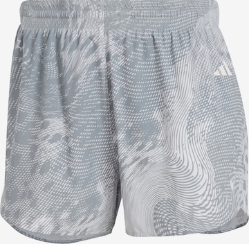 ADIDAS PERFORMANCE Regular Sportbroek 'Adizero Split' in Grijs: voorkant