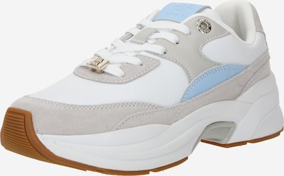 TOMMY HILFIGER Sneakers laag 'Chunky' in de kleur Lichtblauw / Stone grey / Wit, Productweergave