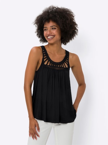 heine Top in Zwart: voorkant