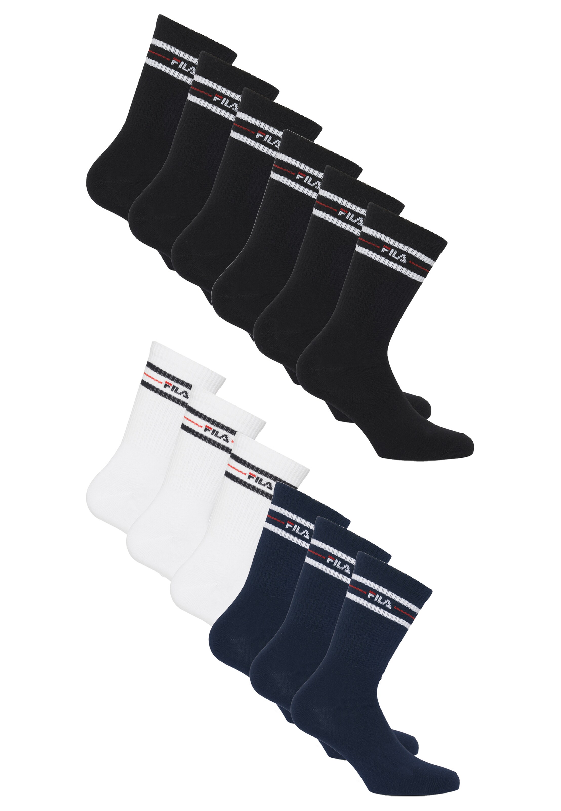 FILA Socks in Black: front