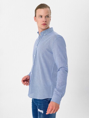 Moxx Paris Regular fit Button Up Shirt in Blue
