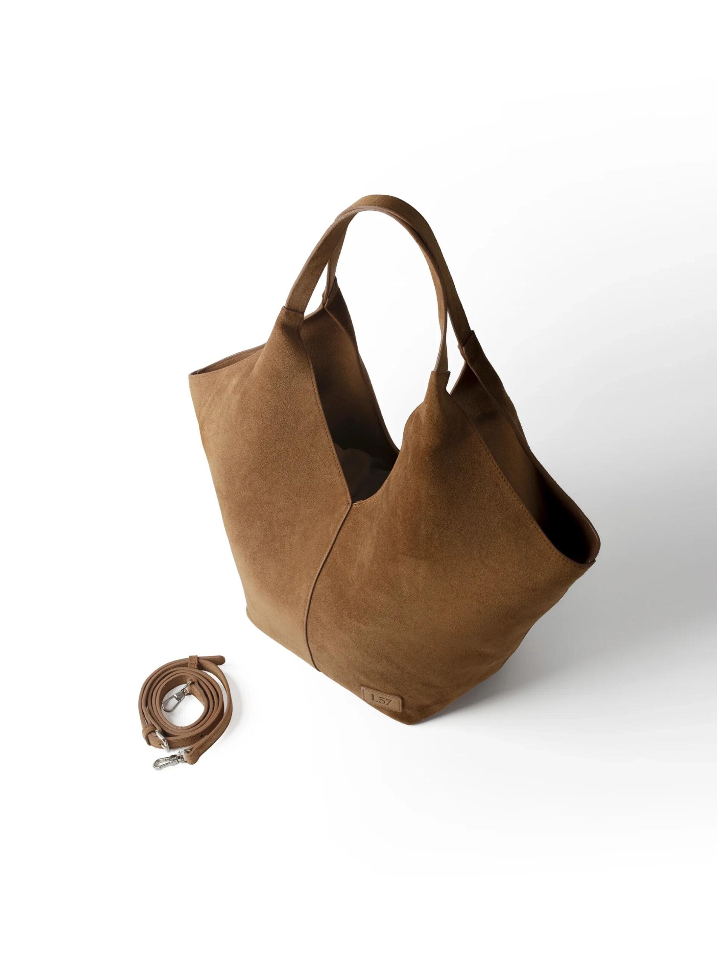 L37 HANDMADE SHOES Ročna torbica 'NOTHING LEFT TO PROVE' | rjava barva
