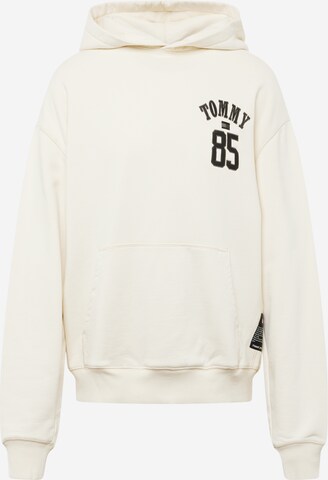 Sweat-shirt Tommy Jeans en beige : devant