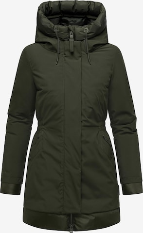 Manteau d’hiver 'Winterprinzessin 14' NAVAHOO en vert : devant