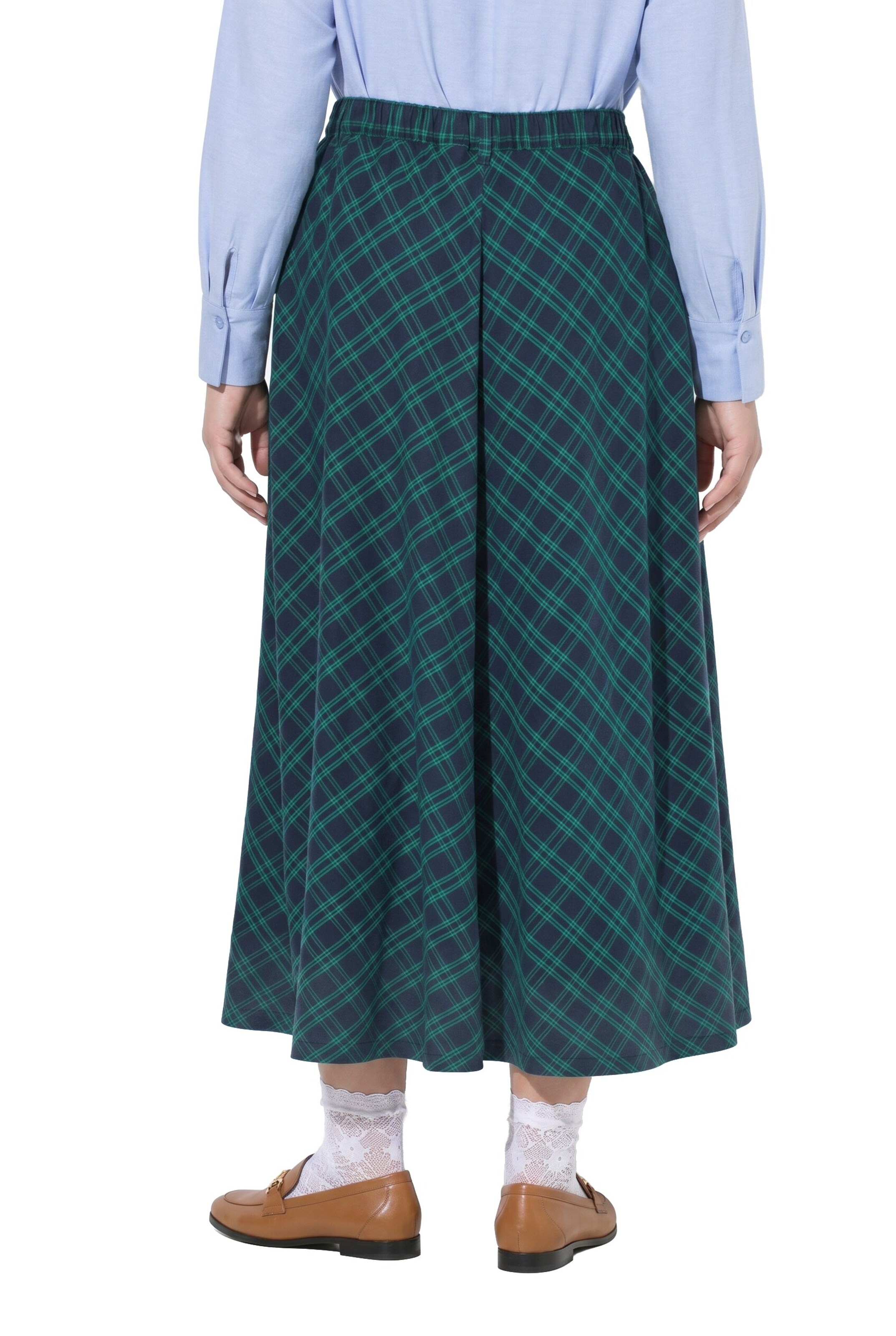 Ulla Popken Rok in Blauw