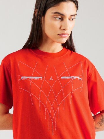 Jordan Functioneel shirt in Rood