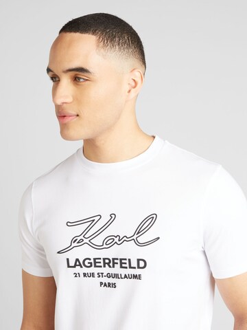 Karl Lagerfeld T-shirt i vit