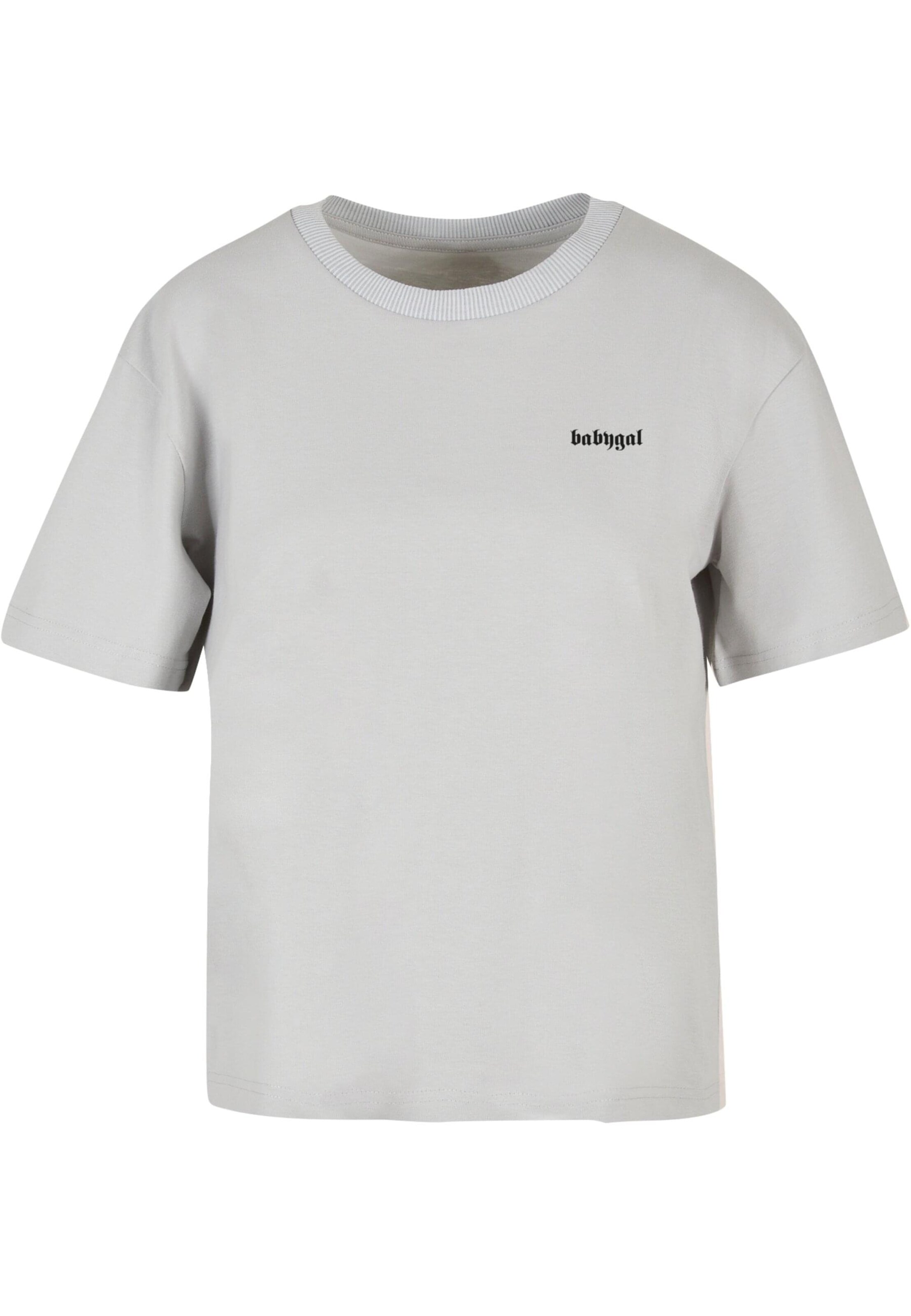 T-shirt 'Babygal' Mister Tee en gris : devant