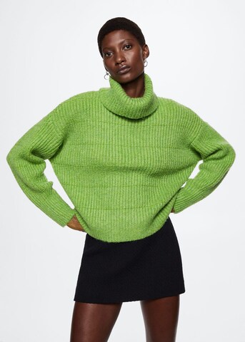 Pull-over 'Jirafe' MANGO en vert : devant