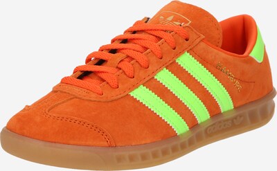 ADIDAS ORIGINALS Sneakers laag 'Hamburg' in de kleur Neongroen / Donkeroranje, Productweergave