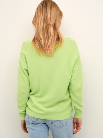 Cream Sweater 'Sillar' in Green