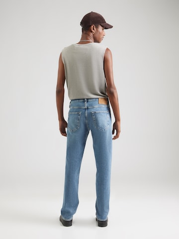 Regular Jean 'JJICLARK JJPREMIUM' JACK & JONES en bleu