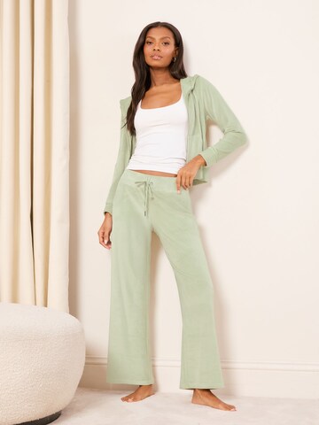 Lipsy Široký strih Nohavice - Zelená