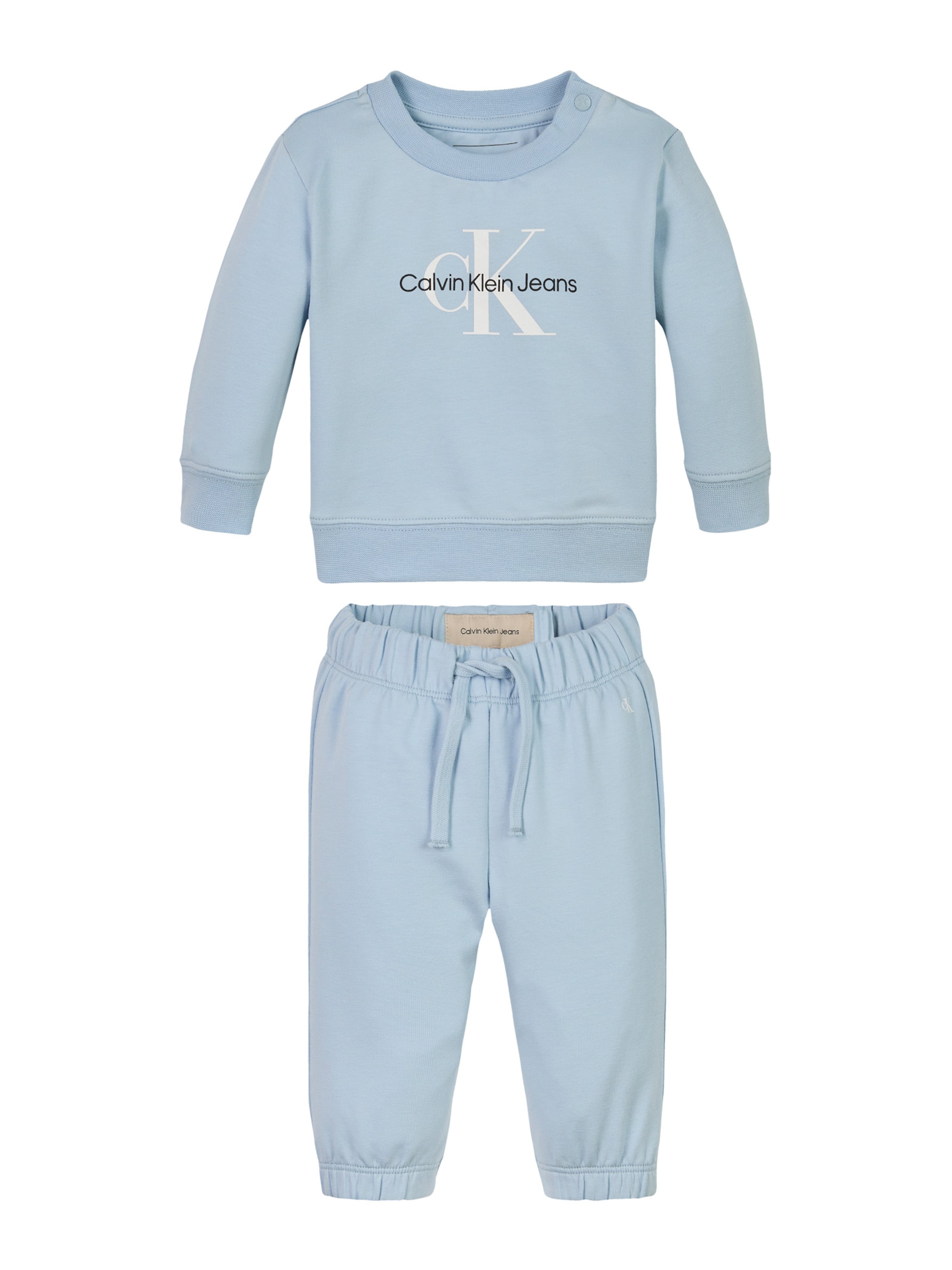 Calvin Klein Jeans Sweatsuit in Smoke Blue ABOUT YOU