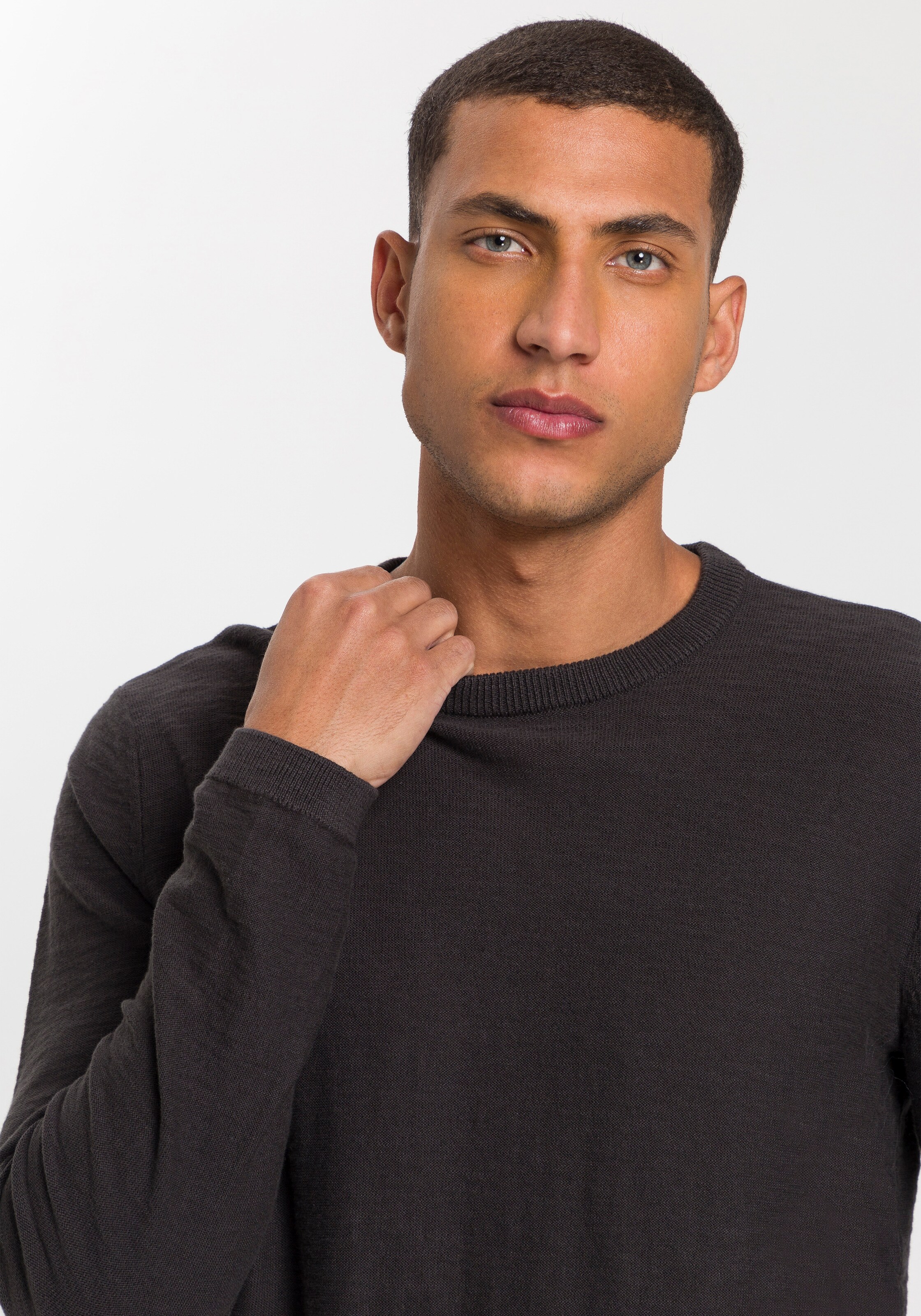 Männer Pullover & Strick JOHN DEVIN Pullover in Schwarz - GQ44076 Männer Pullover & Strick JOHN DEVIN Pullover in Schwarz - GQ44076