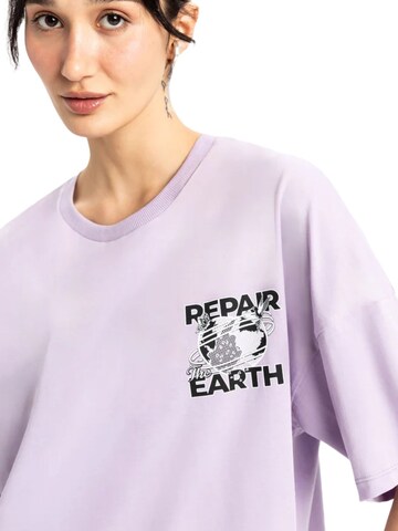 UNIQVIBE Shirt in Lila
