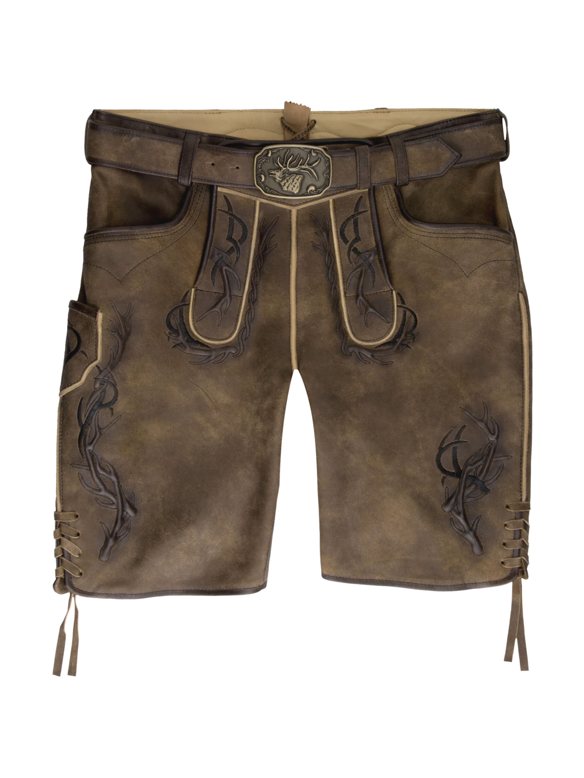 regular Pantaloni per costume tradizionale 'Eldorado' di SPIETH & WENSKY in marrone: frontale