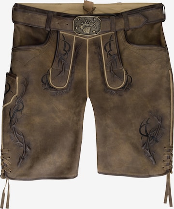 Pantaloni per costume tradizionale 'Eldorado' di SPIETH & WENSKY in marrone: frontale