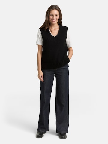 TOM TAILOR Vest in Black