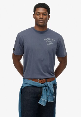 Superdry & Co Shirt in Blue: front