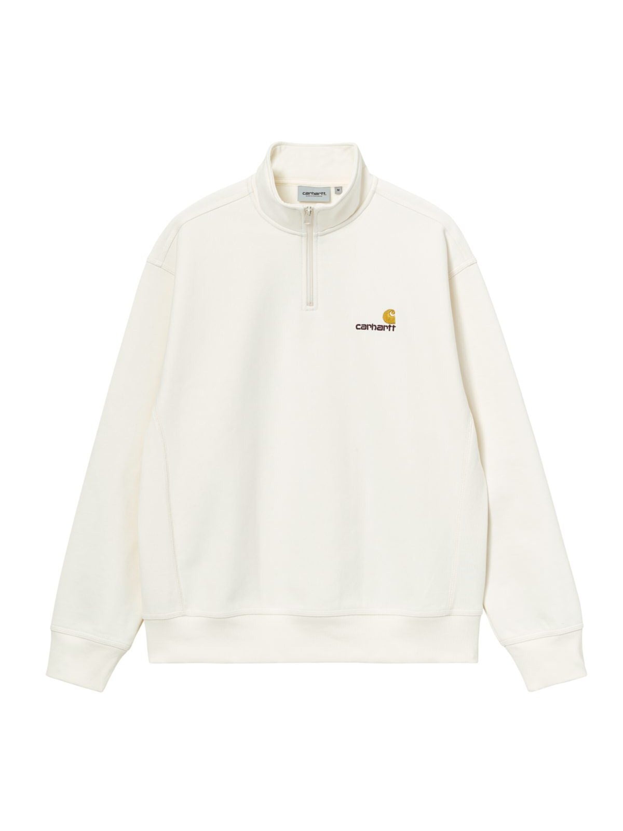 Carhartt WIP Pullover 'Half Zip American Script'‌ in XL in weiß, Produktansicht