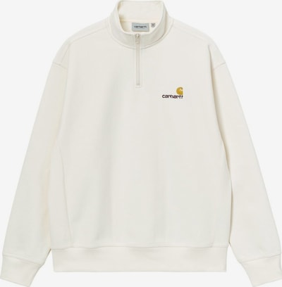 Carhartt WIP Sweater 'Half Zip American Script' in XL in White, Item view