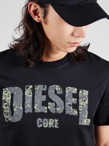 DIESEL Футболка 'T-ADJUST-R25' в Черный