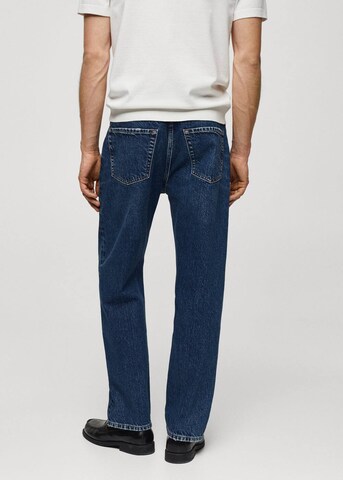 MANGO MAN Regular Jeans 'Moby' in Blauw