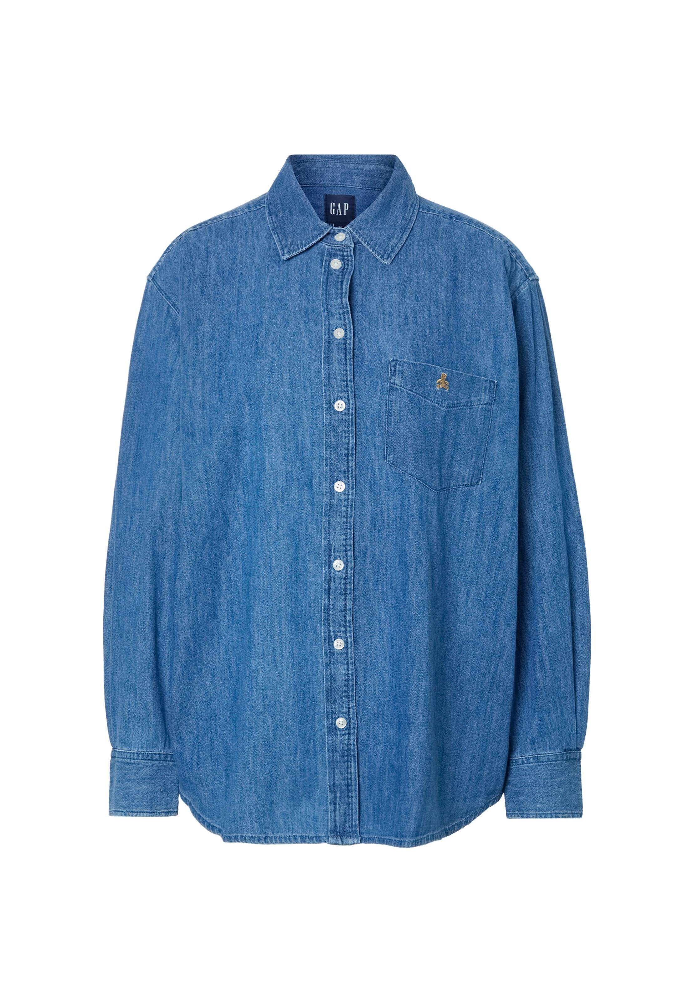 GAP Blouse 'BRANNAN' in Blauw: voorkant