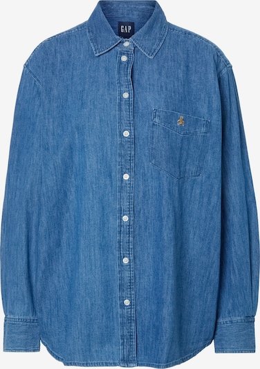 GAP Bluse 'BRANNAN' in XS in blue denim, Produktansicht