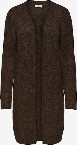 JDY Knit cardigan 'ZOEY' in Brown: front