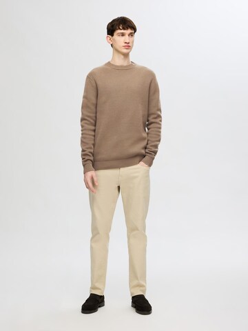 Pullover 'SLHDane' di SELECTED HOMME in marrone