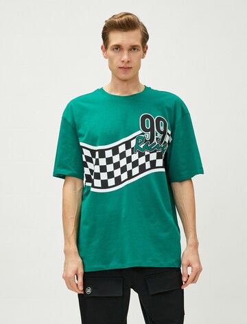 Koton Shirt in Groen: voorkant