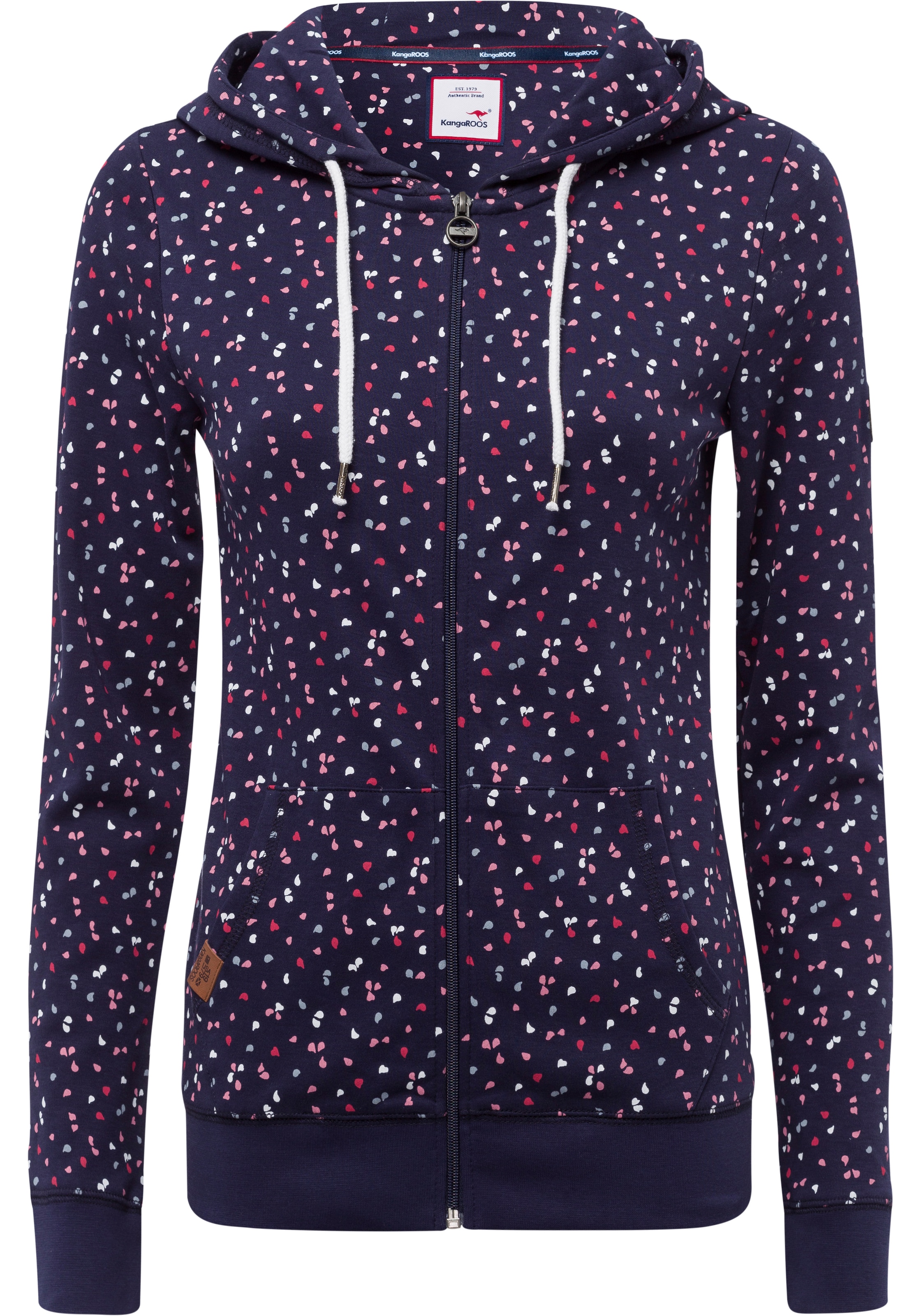 KangaROOS Sweatjacke in Blau: Vorderseite