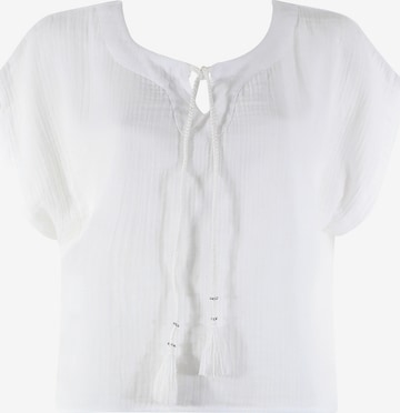 Chemisier SUNFLAIR en blanc : devant