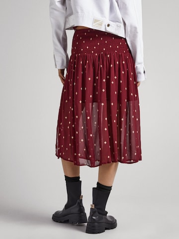 Pepe Jeans Skirt 'Geneve' in Red