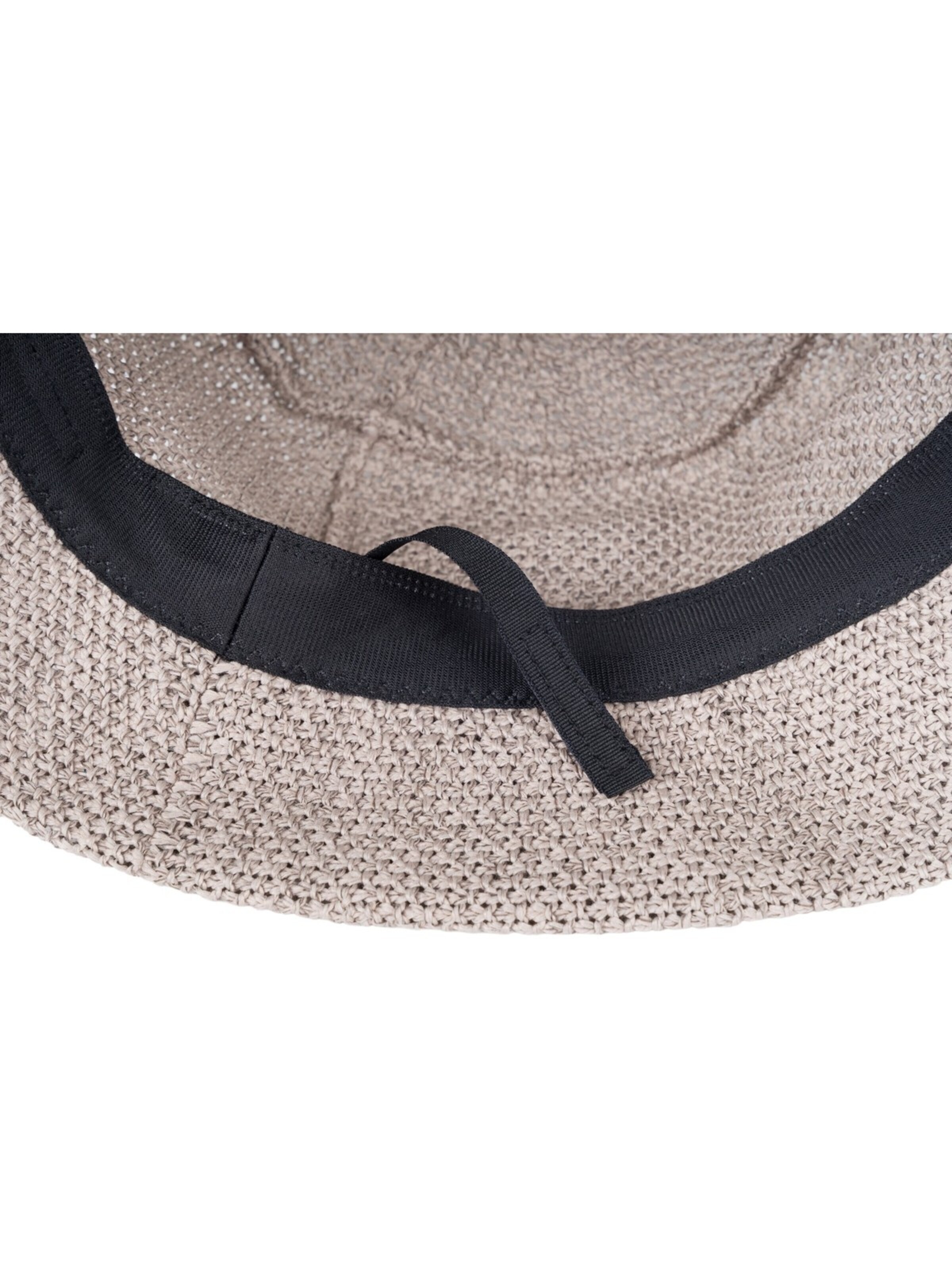 styleBREAKER Hut 'Fischerhut aus Papierstroh - Knautschhut'‌‌‌‌‌‌‌‌‌‌ in Grau