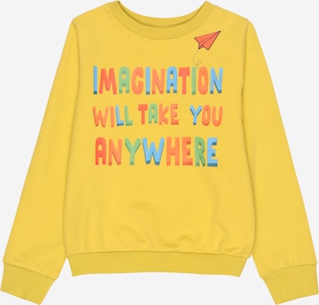 Lucy & SamSweater majica 'MUSTARD' - žuta boja: prednji dio